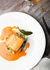 salmon dish