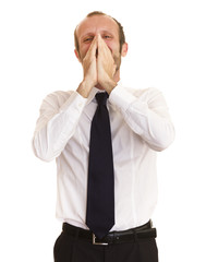 Happy businessman
