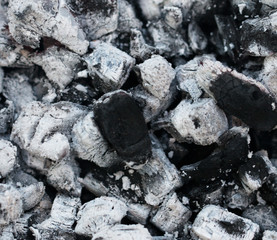 live coals