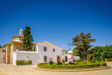 Klasztor Santa Maria La Rábida, Huelva - obrazy, fototapety, plakaty