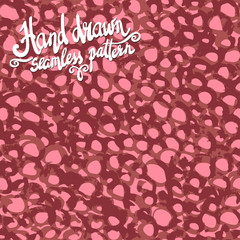 Hand drawn seamless watercolor brush pattern,fashionable sophist