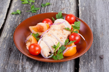 Grilled chicken breast