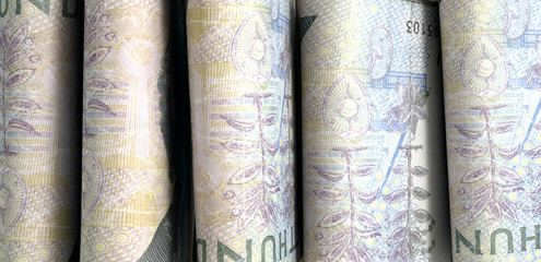 Wads Of Notes Pile Light