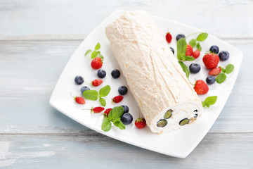 summer Swiss roll