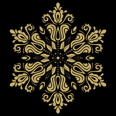 Golden Pattern. Orient Ornament