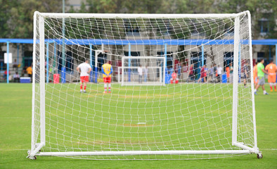 Soccer goal post
