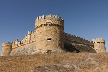 Castle of Grajal de Campos. Military construction of the XVI, Sp
