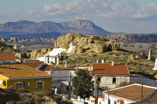 'La Barriada de Las Cuevas' in the north of the town Guadix