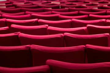 conference hall interior and chairs.