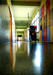 Obraz premium School cleaning
