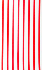 material with red and white stripes