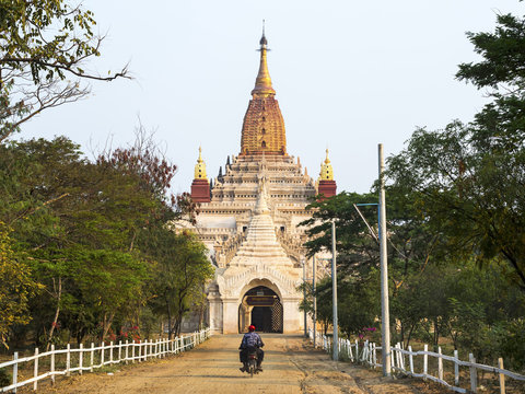 The Ancient Ananda Temple in Bagan, Myanmar (Burma)