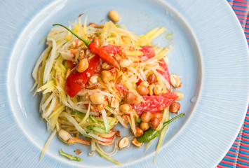 Famous Thai food, papaya salad or what we called 