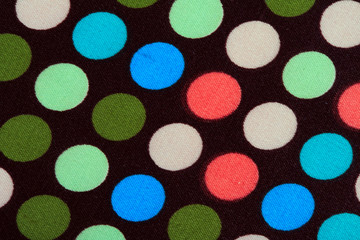 fabric with polka dots