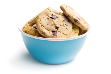 chocolate cookies in bowl