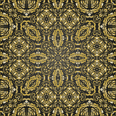 Golden Pattern in the style of Baroque. Abstract  Background