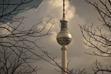 Blick zum Fernsehturm Berlin
