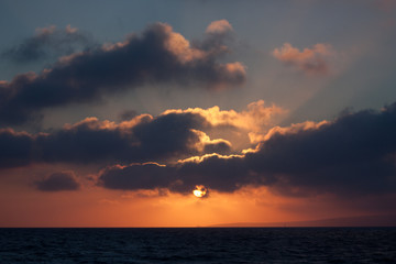 Sunset sky