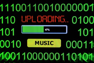 Fototapeta premium Upload music