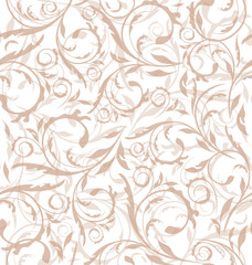 Materiał do szycia Excellent seamless floral background, pattern for continuous rep