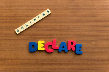 declare