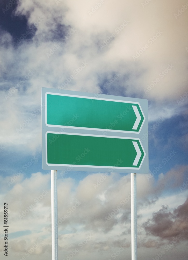 Poster Signpost arrows with copy space