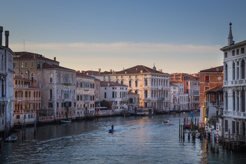Quiet sunset in Venice