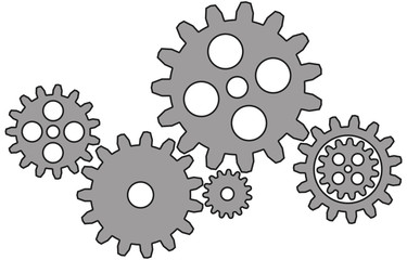 Engrenages illustration vecteurs 6