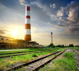 Railroad and tube