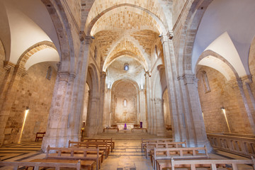 Fototapeta premium Jerusalem - The gothic nave of St. Anne church