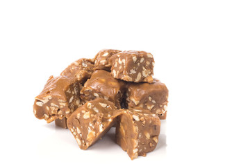 slices of sweet walnut sorbet