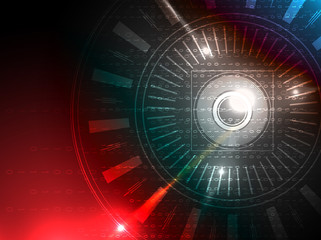 abstract technology background Business & development direction