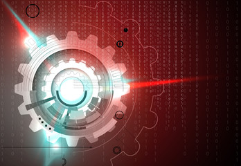 abstract technology background Business & development direction