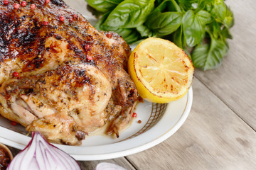 Baked tasty hot chicken