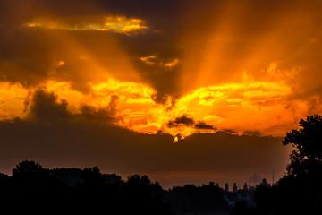 Zons - Sonnenaufgang