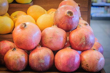 oranges and pomegranates