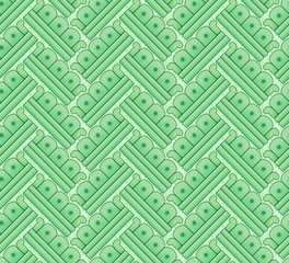 herringbone pattern of sofas