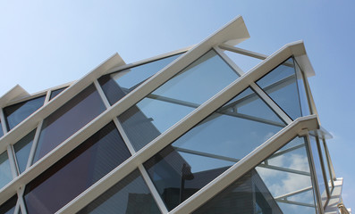 Glass frame structure