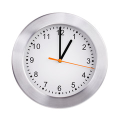 Exactly one hour on the round clock