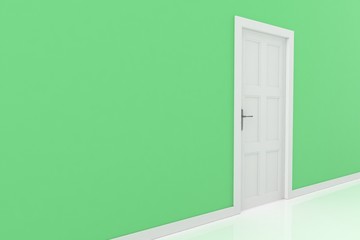 3d rendering of a door