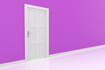 3d rendering of a door