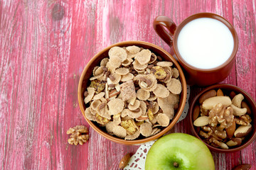 breakfast on table