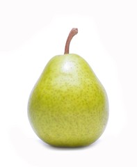 Fresh williams pear isolated on white background