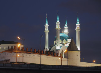 Fototapeta na wymiar Qol-Sharif mosque in Kazan, Tatarstan, Russia