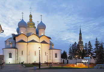 Cathedral of Annunciation and Tower Syuyumbike. Kazan