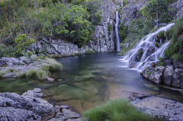 Fototapeta na wymiar Capivara waterfall, Chapada dos Veadeiros, Brazil