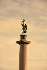 Alexander column on Palace square