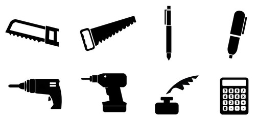 Bricolage et écriture en 8 icônes