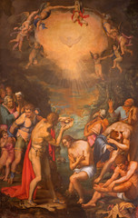 Rome - Baptism of Christ - church San Pietro in Montorio