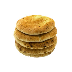 Pita bread isolated